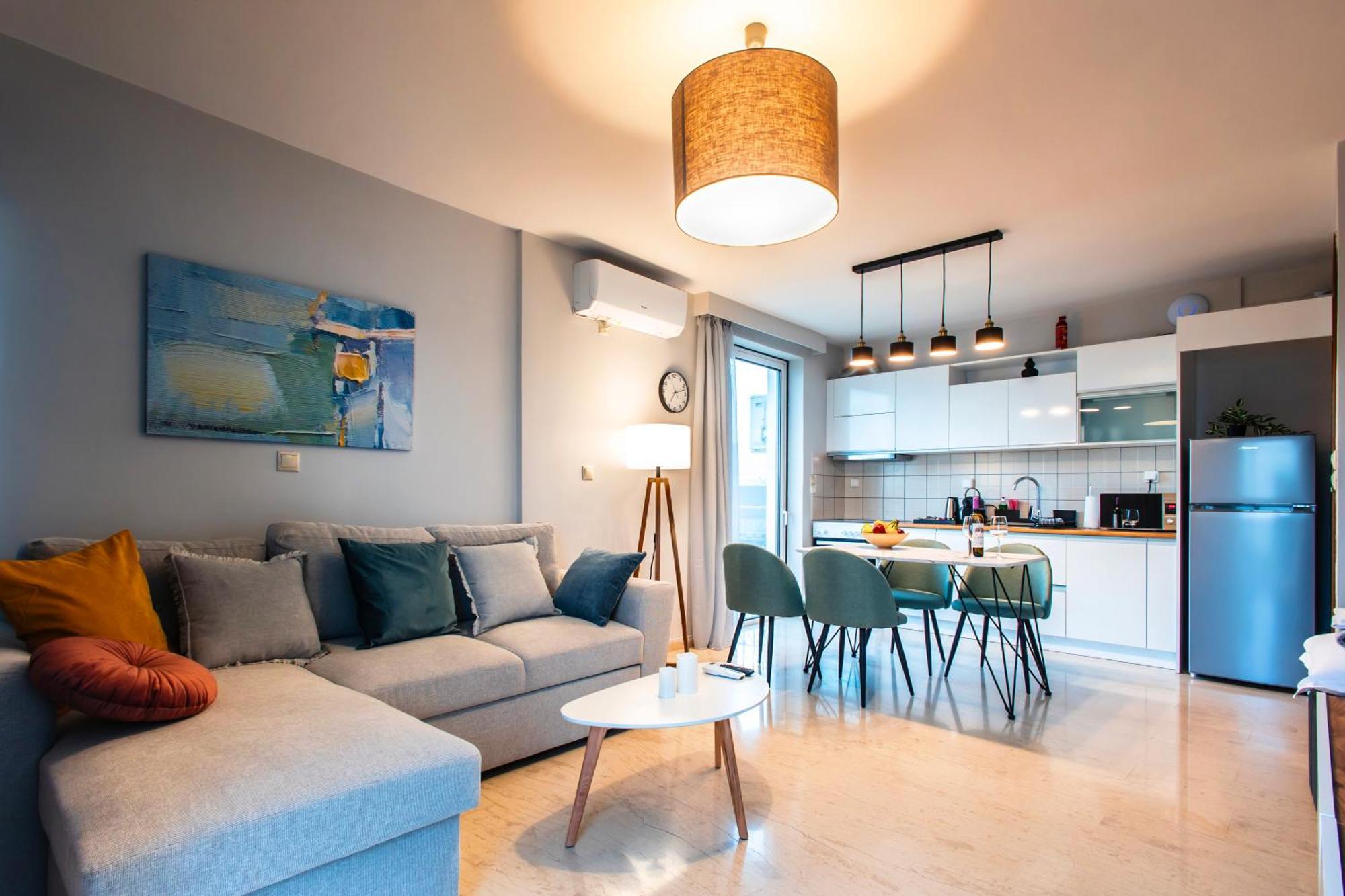 Lis153 By Smart Cozy - Floors With Amazing View - Available 24hr Apartmán Atény