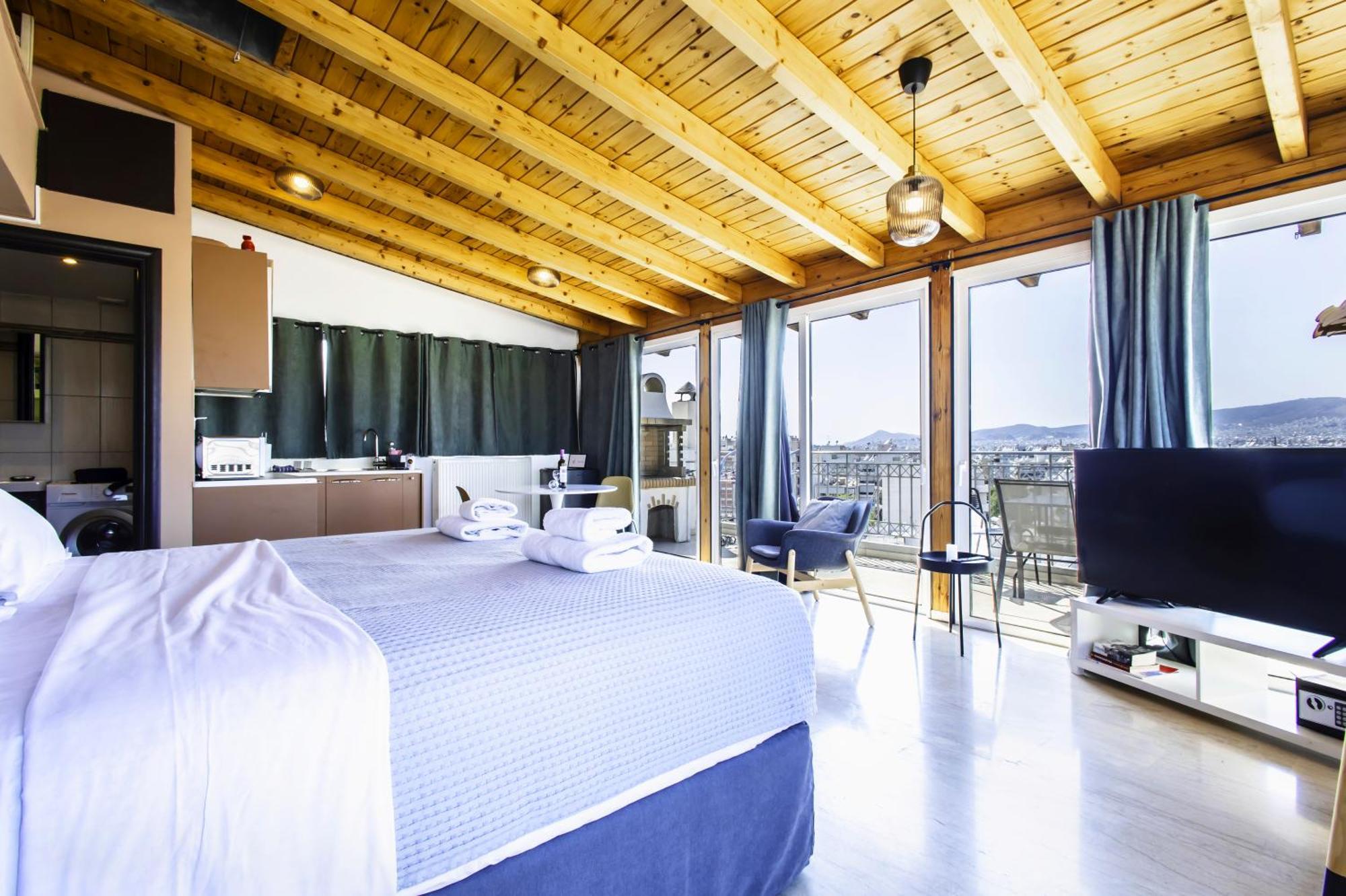 Lis153 By Smart Cozy - Floors With Amazing View - Available 24hr Athens